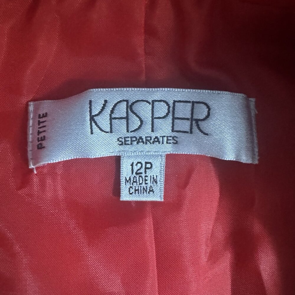 Kasper Separates Women 12P Blazer Office Wear Career Business Corporate Cropped - Picture 3 of 8